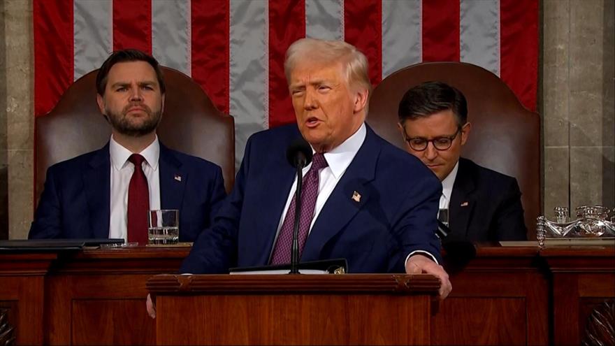 Discurso de Trump: Optimismo presidencial frente a una realidad en llamas