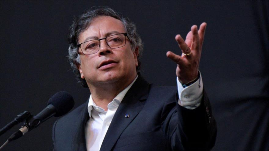 El presidente de Colombia, Gustavo Petro, habla en un evento en Bogotá, capital del país suramericano, 3 de agosto de 2023. (Foto: Reuters)