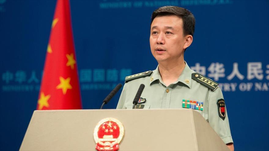 El Portavoz del Ejército de China, Wu Qian. (foto: Xinhua)