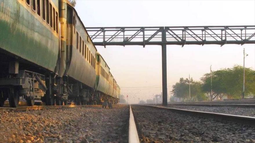 Una Foto del sistema ferroviario paquistaní.