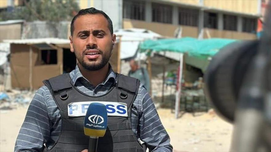 El corresponsal de Palestine Today, Mohamed Mansur, asesinado por Israel en Jan Yunis, 24 de marzo de 2025.