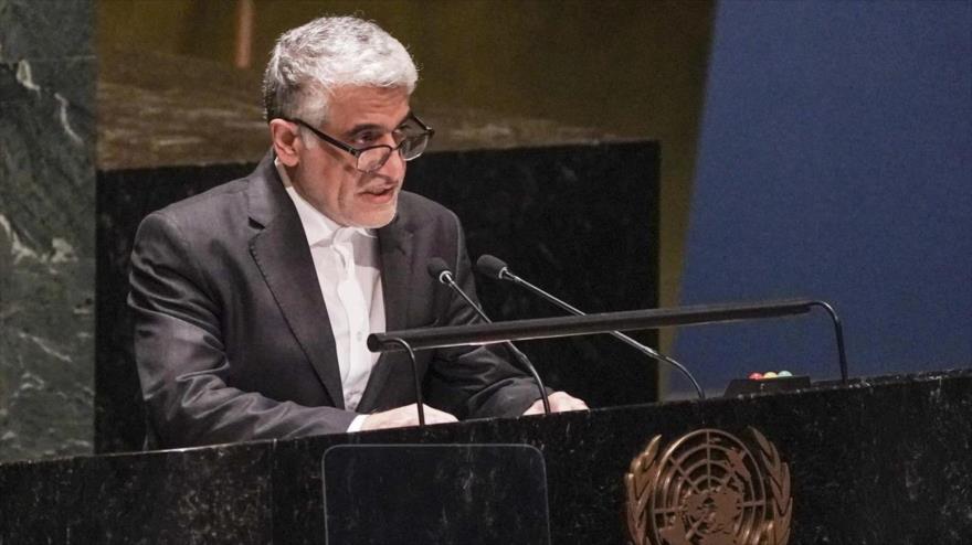 El embajador y representante permanente de Irán ante las Naciones Unidas, Amir Saeid Iravani