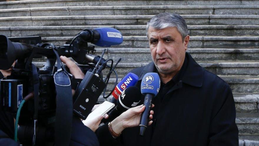 El jefe de la Organización de Energía Atómica de Irán (OEAI), Mohamad Eslami.