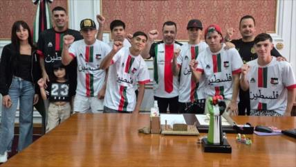 Crean un equipo de fútbol en Argentina denominado “Gaza”