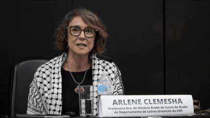 Lobby sionista en Brasil lanza campaña contra académica por su apoyo a Gaza