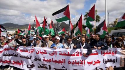 Marroquíes rechazan atraque de buque con carga militar para Israel