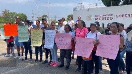 Venezolanos en frontera sur de México piden vuelos humanitarios