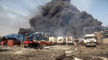 Cuba envía condolencias tras incendio en el puerto de Shahid Rajaei en Irán