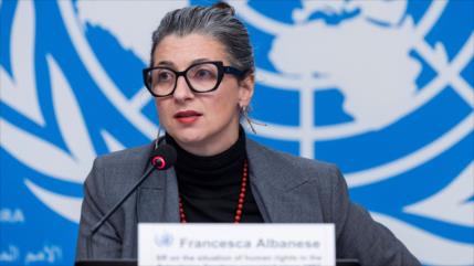 Relatora de ONU: Israel elabora “libro de texto sobre genocidio” en Gaza