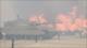Enormes incendios se propagan y arrasan tanques israelíes 