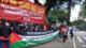 Brasileños toman Avenida Paulista en apoyo a palestinos en Gaza