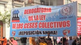  Peruanos marchan en el Día de Trabajadores y anuncian paro nacional