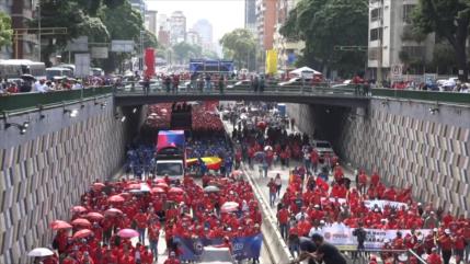 Venezuela: masiva marcha por el 1ro de mayo y por los migrantes