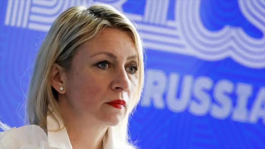 La portavoz del Ministerio de Asuntos Exteriores de Rusia, María Zajárova.