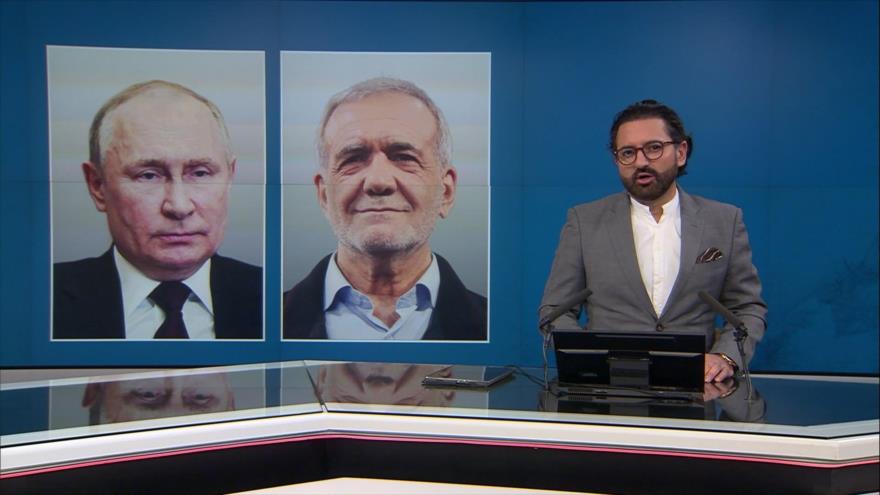 Los presidentes de Irán y Rusia coinciden en consolidar lazos bilaterales - Noticiero 21:30