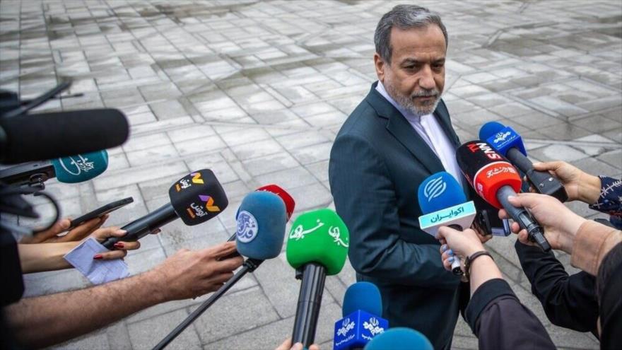 El canciller iraní, Seyed Abás Araqchi.
