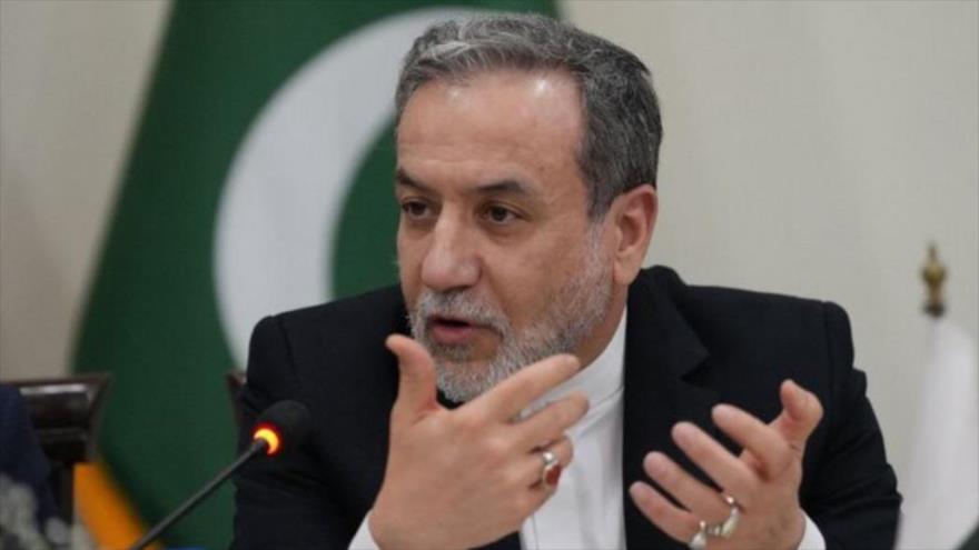 El canciller iraní, Seyed Abás Araqchi.
