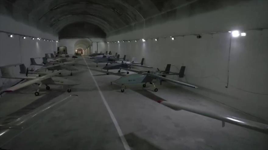 Vídeo: Irán estrena nueva base subterránea de drones furtivos de combate