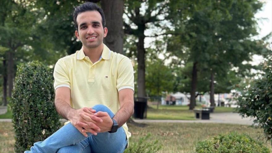 Alireza Dorudi, estudiante iraní de doctorado en la Universidad de Alabama, EE.UU., que se ha visto obligado a autodeportarse.