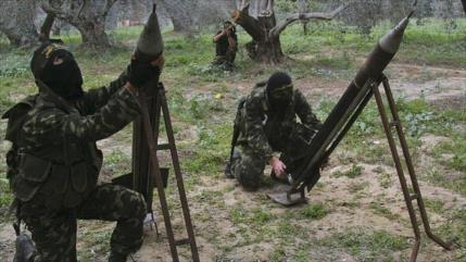 Brigadas de Al-Quds golpean con misiles varios objetivos israelíes