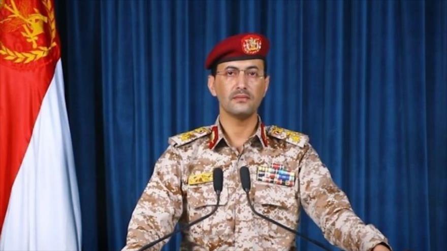El portavoz de las Fuerzas Armadas de Yemen, el general de brigada Yahya Sari.