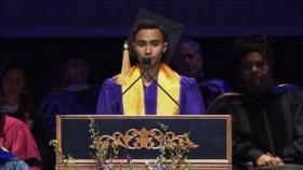 Universidad de EEUU retiene diploma a estudiante por denunciar genocidio