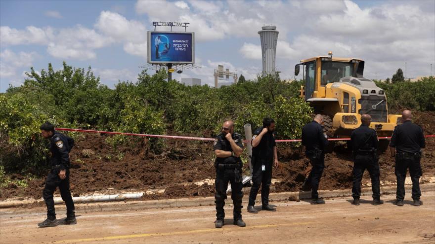 
Estragos del impacto de un misil lanzado por Yemen al aeropuerto de Israel, el 4 de mayo de 2025. (Foto: Getty Images)
