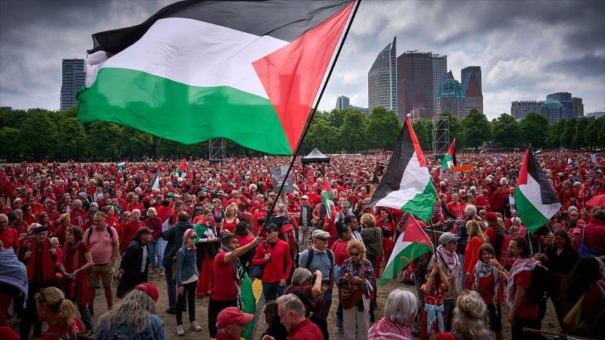 Manifestación pro palestina