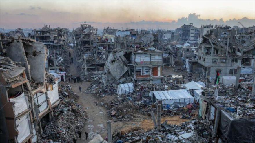 El 92 % de las viviendas de Gaza fueron destruidas por la agresión genocida israelí. (Foto: AFP)