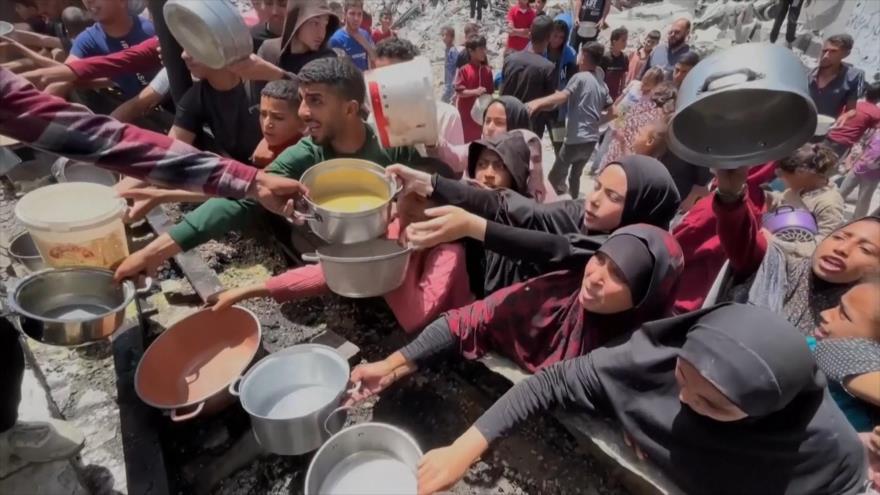 Desesperación en Gaza: palestinos atrapados entre bombas y el hambre