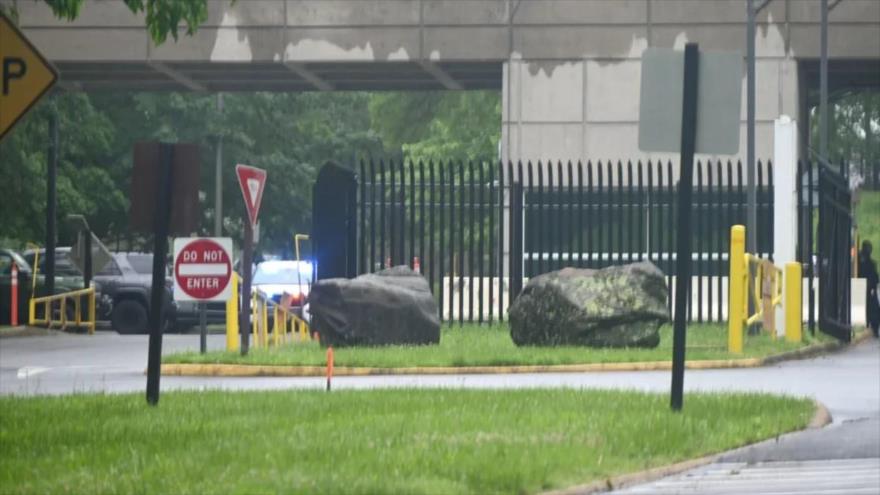 Puertas de la sede de la CIA el 22 de mayo de 2025. (Foto: Getty Images)