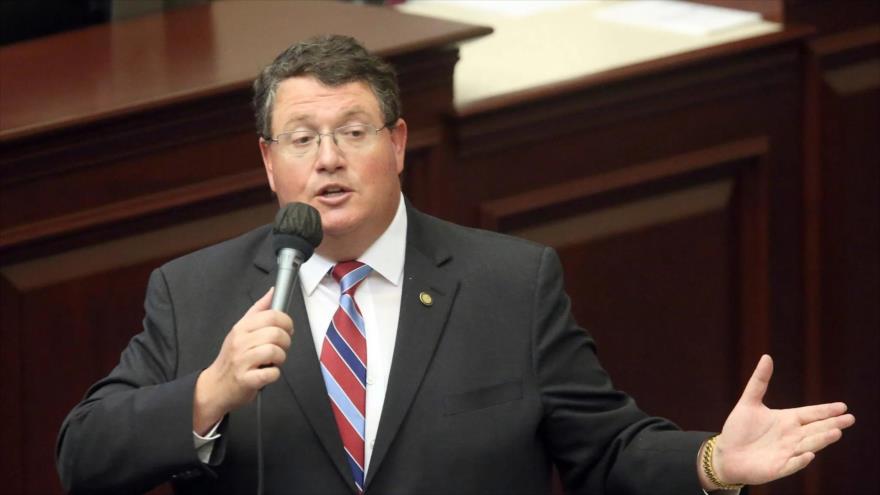El congresista republicano Randy Fine, en Florida, EE.UU. (Foto: AP)