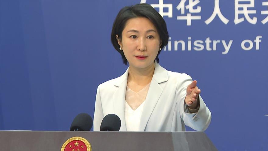 La portavoz del Ministerio de Asuntos Exteriores de China, Mao Ning. (Foto: Cancillería China)