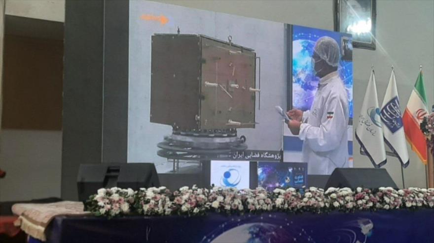 La primera imagen de la muestra cualitativa del satélite de telecomunicaciones Nahid-2.