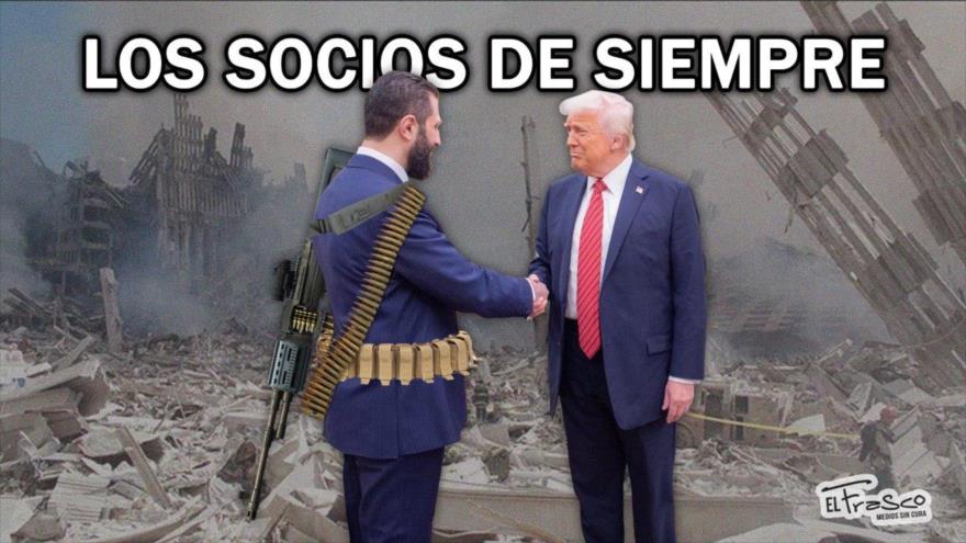 Trump + ¿Ex? Al-Qaeda= Pacto pro-genocidas | El Frasco, medios sin cura