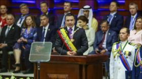 Daniel Noboa jura un nuevo mandato presidencial en Ecuador