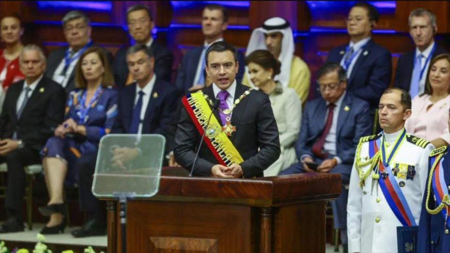 Daniel Noboa jura un nuevo mandato presidencial en Ecuador | HISPANTV
