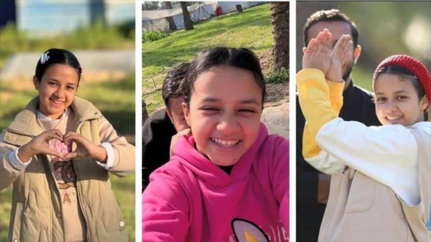 Yaqeen Hammad, la niña de 11 años que muere en Gaza por ataques aéreos israelíes.23 de mayo de 2025.