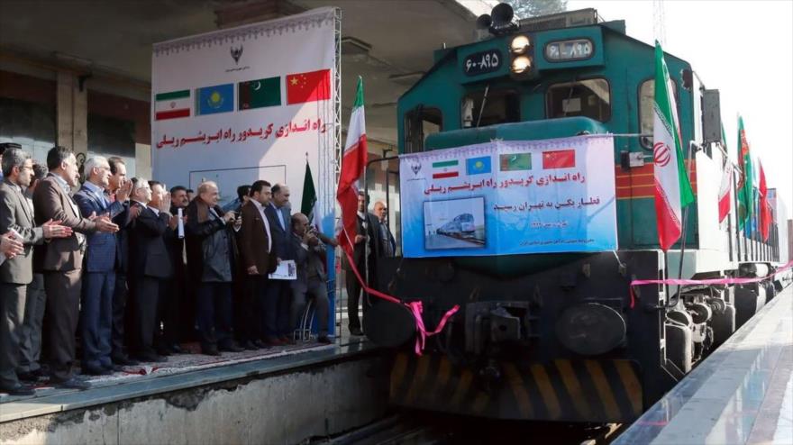 Ruta comercial se pone en marcha con llegada de tren de China a Irán | HISPANTV