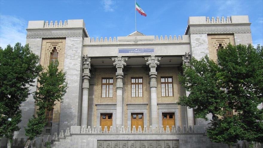 El edificio del Ministerio de Asuntos Exteriores de Irán.