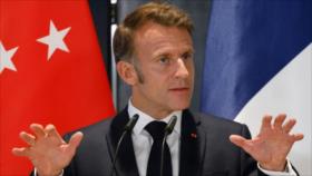 Macron exige reconocer a Palestina y advierte sanciones a Israel