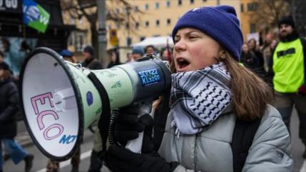 Greta Thunberg se une a Flotilla de la Libertad para romper asedio a Gaza