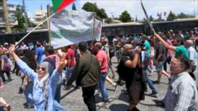 Protestas en Grecia exigen el fin de guerra en Gaza y apoyo a Palestina