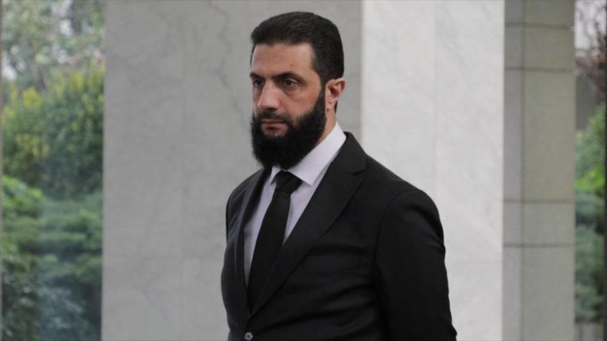 Abu Muhamad al-Golani, presidente de facto de Siria.