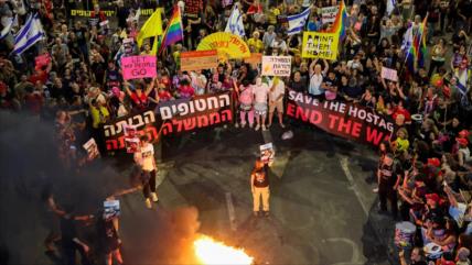 Otro sábado de ira: israelíes acusan a Netanyahu de abandonar a retenidos