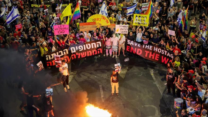 Otro sábado de ira: israelíes acusan a Netanyahu de abandonar a retenidos