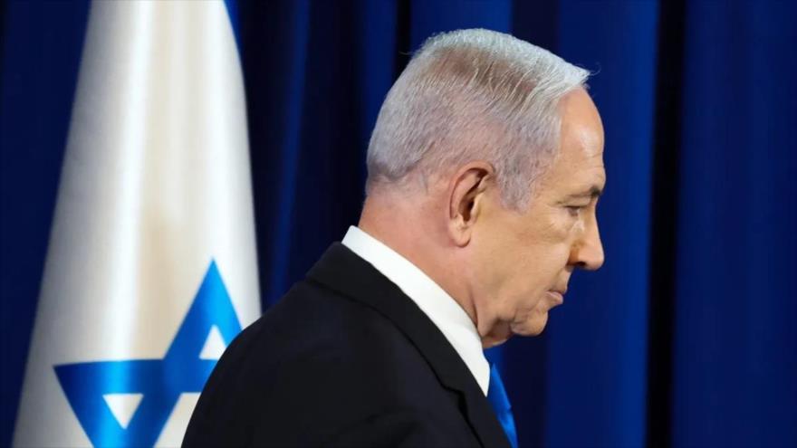 El primer ministro del gabinete sionista, Benjamin Netanyahu.