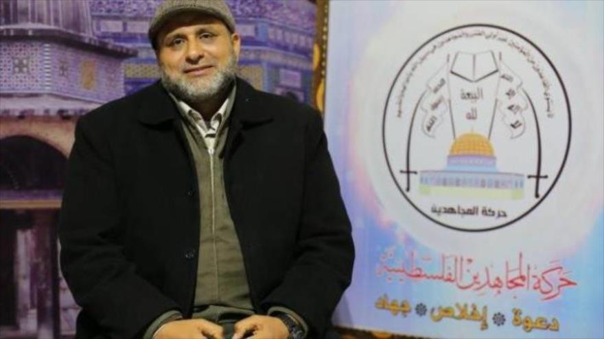 El secretario general del movimiento Muyahidín Palestino, el jeque Asad Abu Sharia.