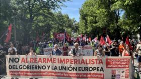 ¡OTAN no, Bases fuera!: Madrid se rebela contra genocidio y guerrerismo