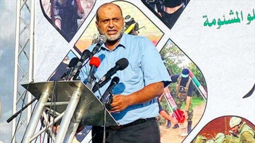 El secretario general del movimiento Muyahidín Palestino, el jeque Asad Abu Sharia.